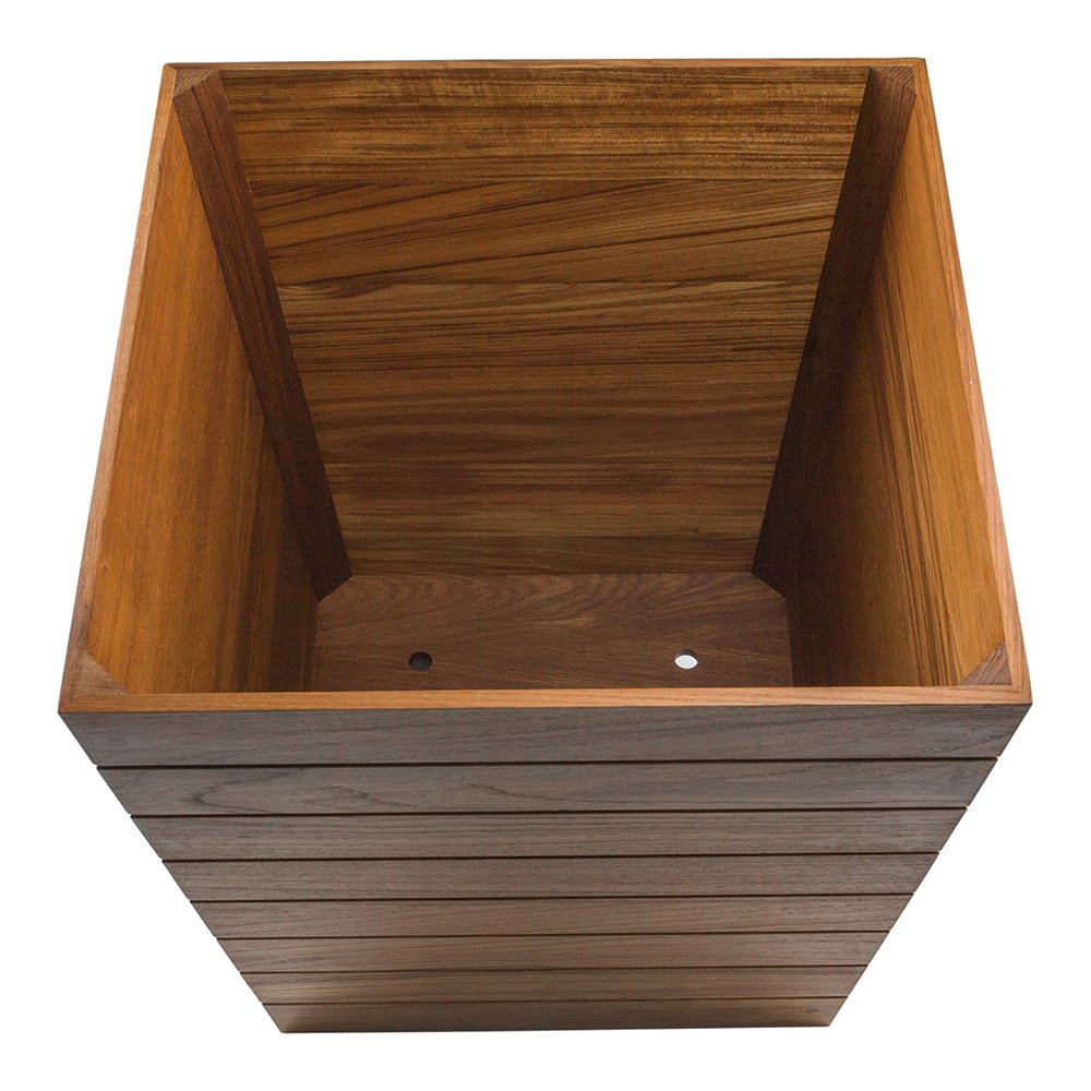 Whitecap Large Planter Box - Teak - Get Tight Gear