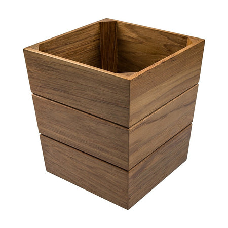 Whitecap Large Waste Basket - Teak - Get Tight Gear
