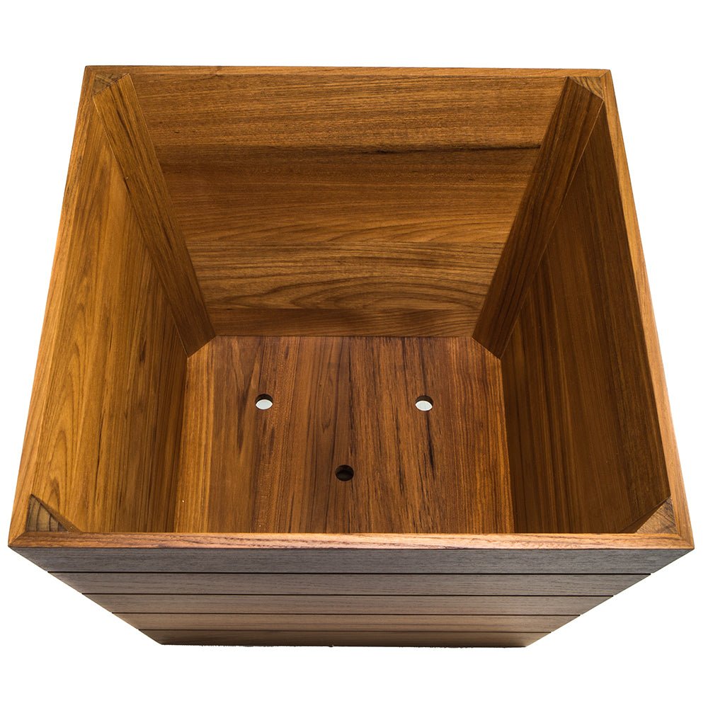 Whitecap Medium Planter Box - Teak - Get Tight Gear