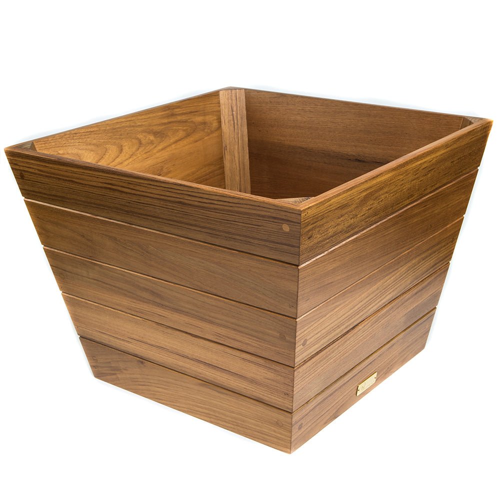 Whitecap Medium Planter Box - Teak - Get Tight Gear