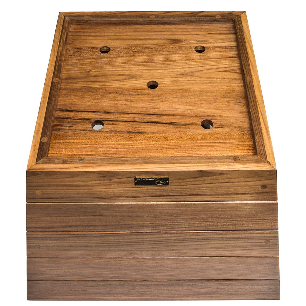 Whitecap Medium Planter Box - Teak - Get Tight Gear