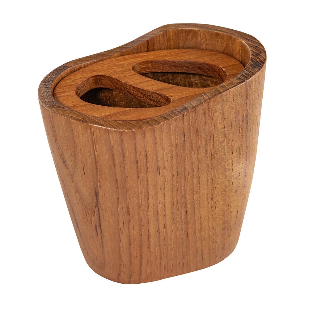 Whitecap Oval Toothbrush Holder (Oiled) - Teak - Get Tight Gear
