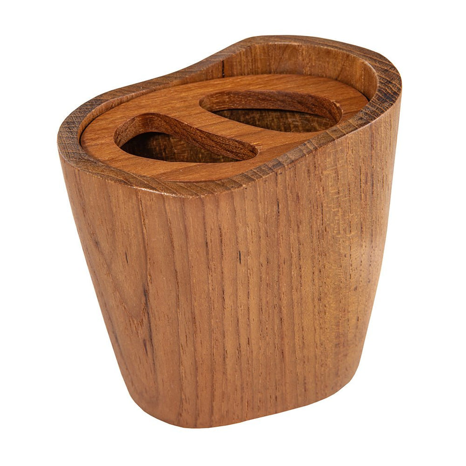 Whitecap Oval Toothbrush Holder (Oiled) - Teak - Get Tight Gear