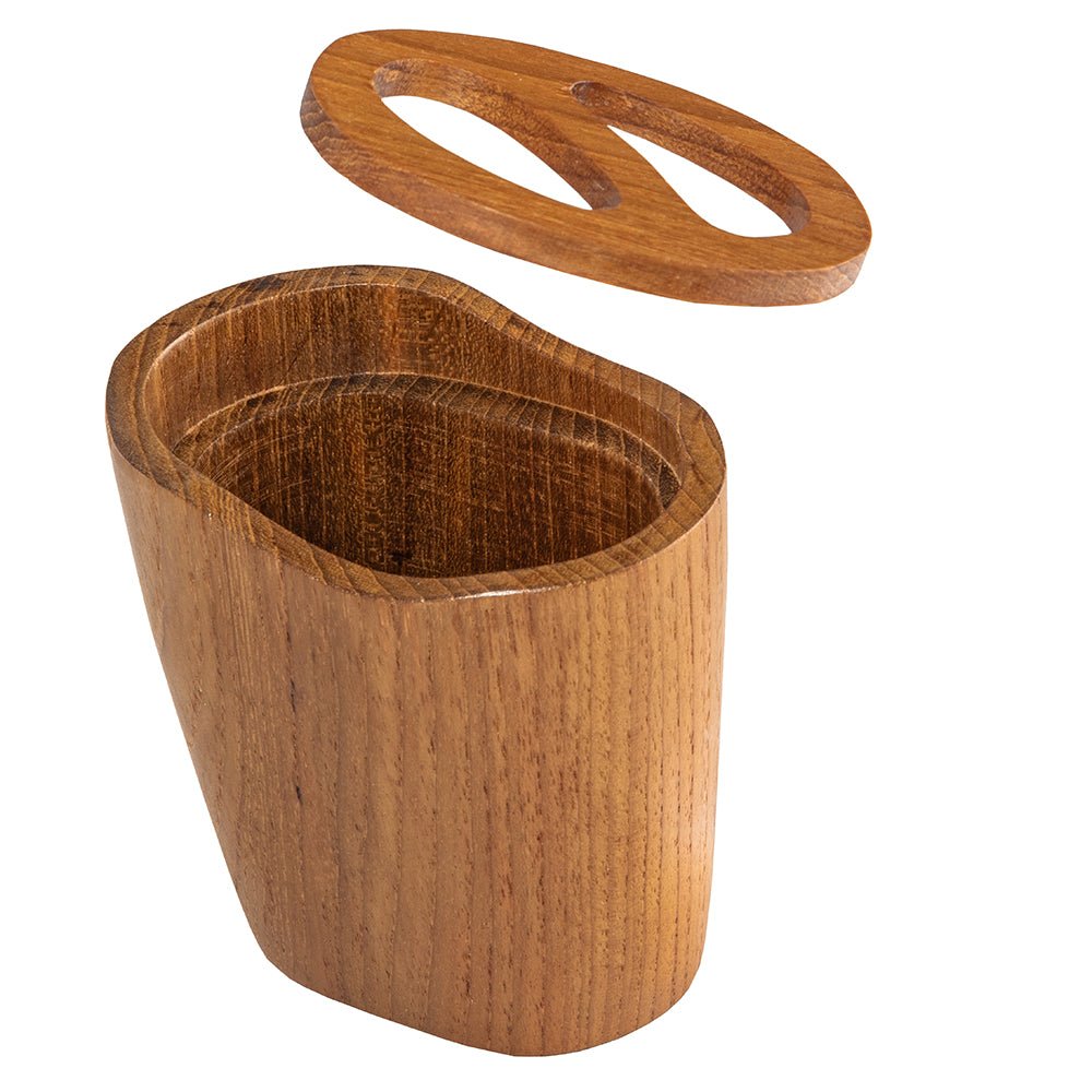 Whitecap Oval Toothbrush Holder (Oiled) - Teak - Get Tight Gear