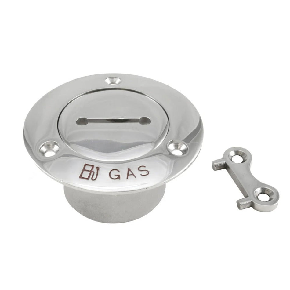 Whitecap Pipe Deck Fill w/Key - 2" Pipe (Gas) - Get Tight Gear