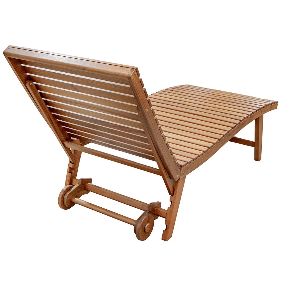 Whitecap Pool Lounge Chair - Teak - Get Tight Gear