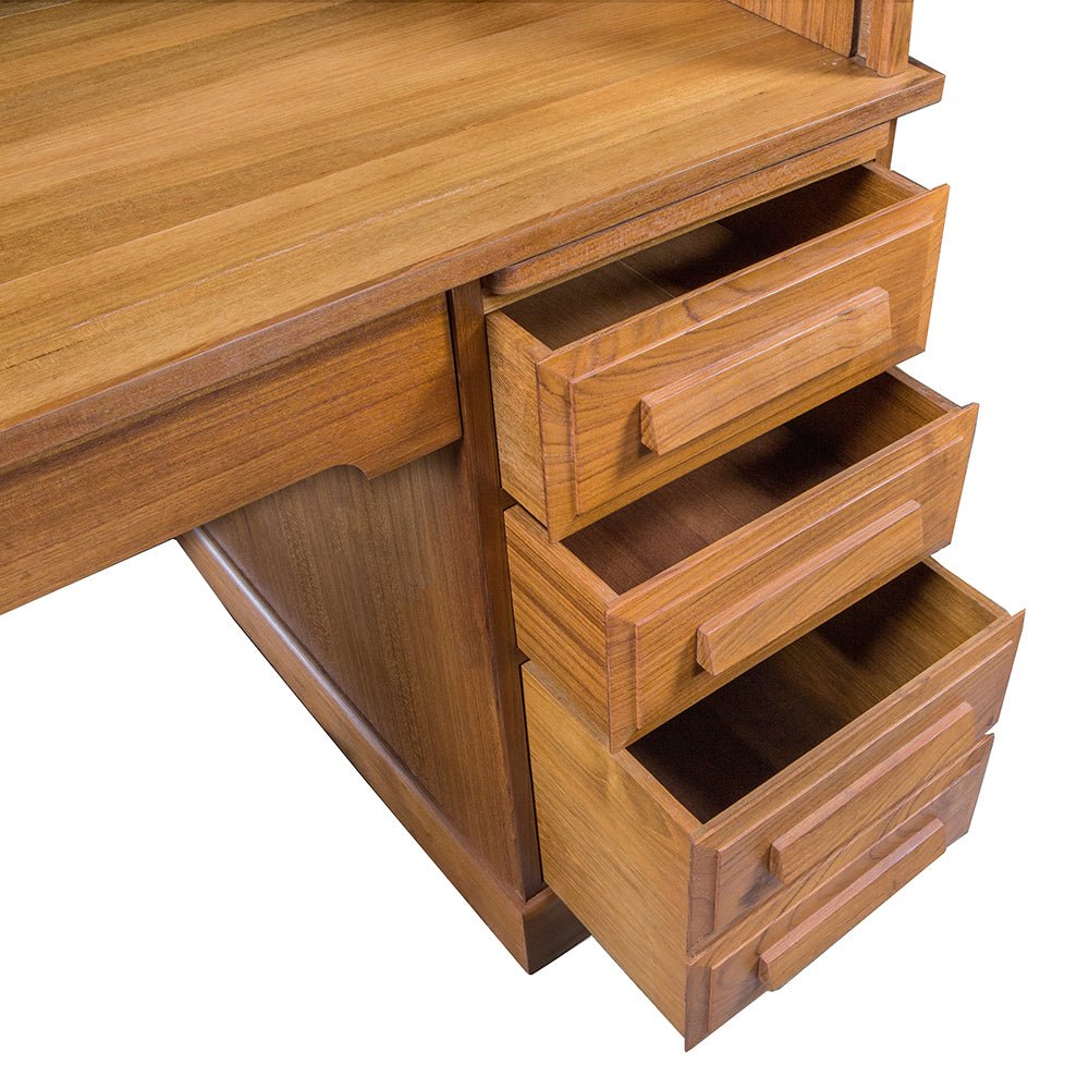 Whitecap Roll Top Desk (Oiled) - Teak - Get Tight Gear
