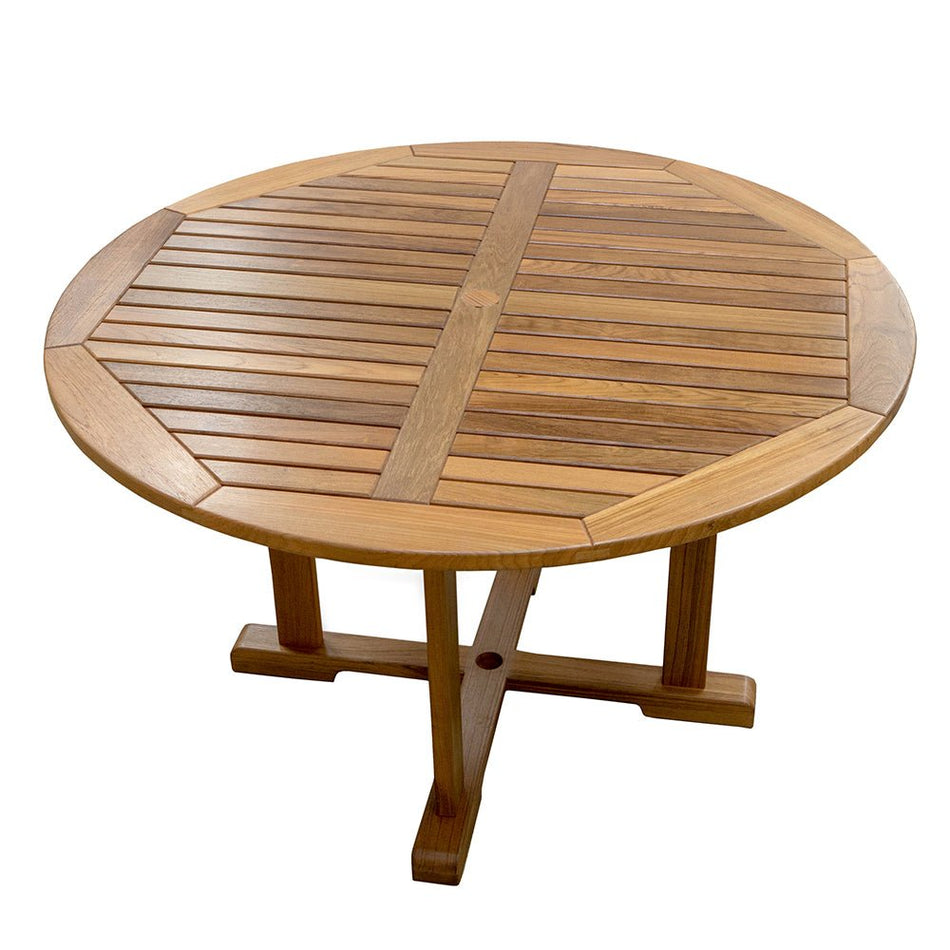 Whitecap Round Dining Table - Teak - Get Tight Gear