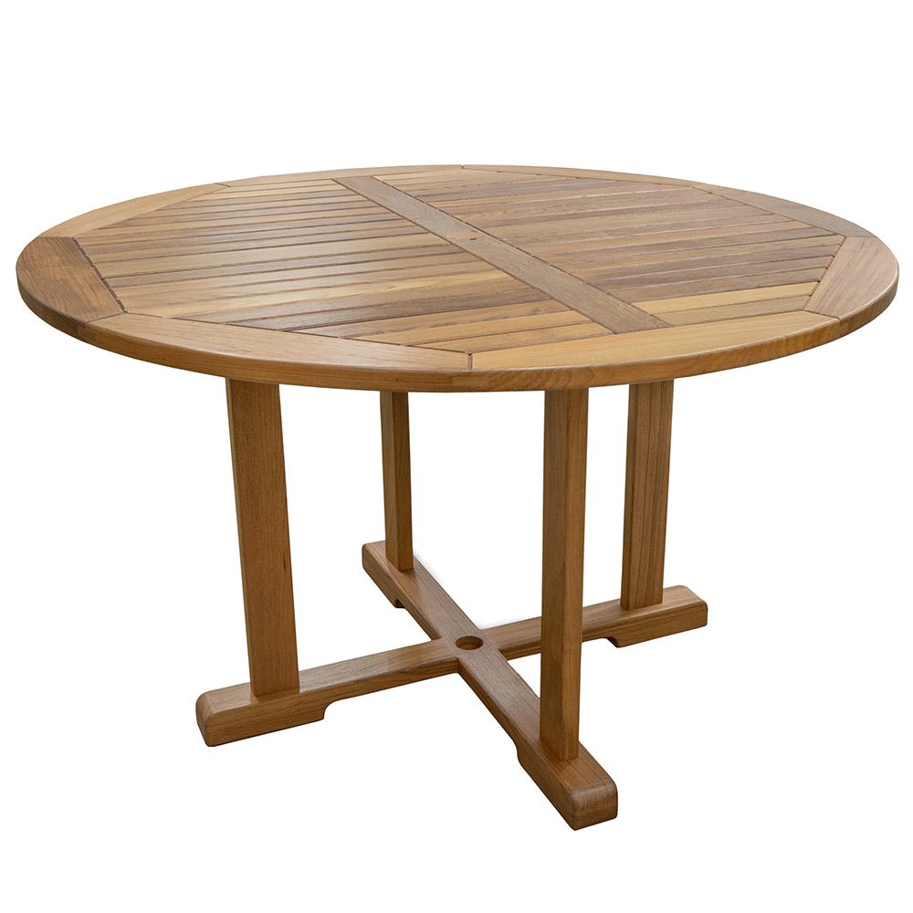 Whitecap Round Dining Table - Teak - Get Tight Gear