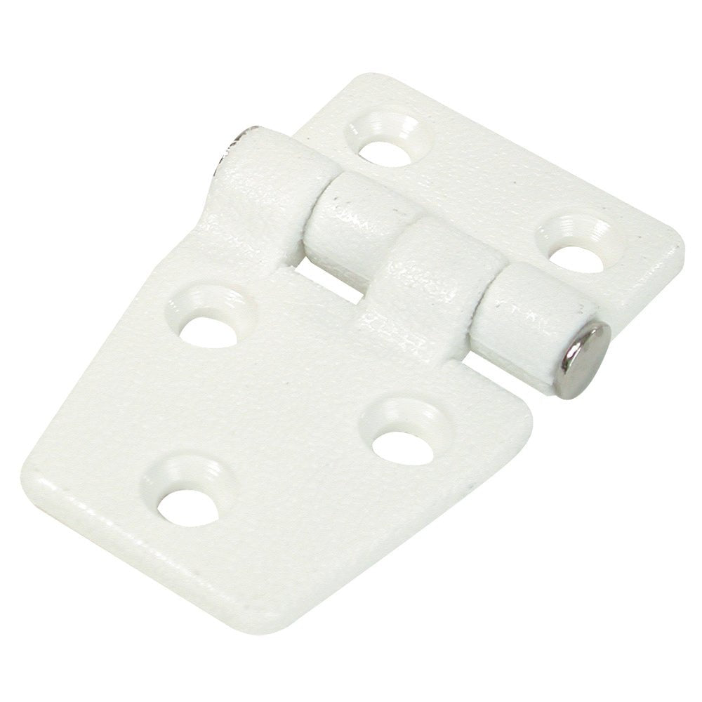 Whitecap Shortside Door Hinge - White Nylon - 1 - 3/8" x 2 - 1/4" - Get Tight Gear