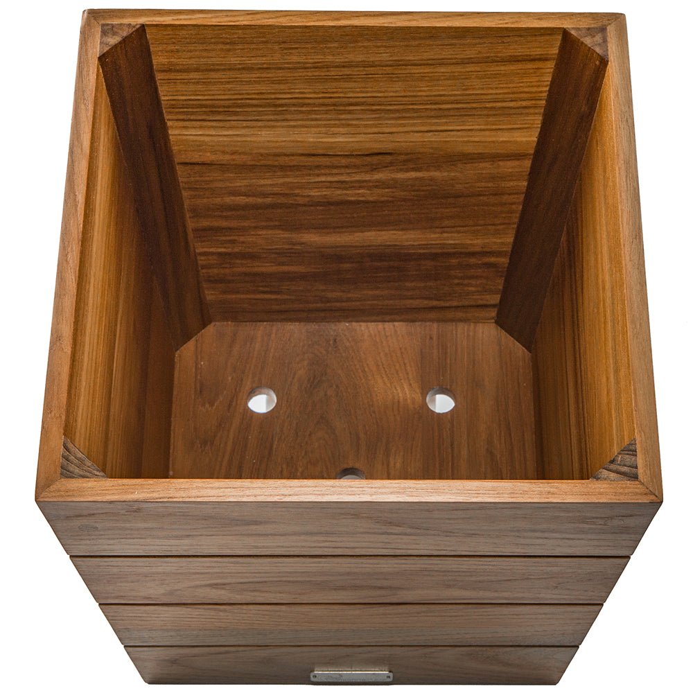 Whitecap Small Planter Box - Teak - Get Tight Gear