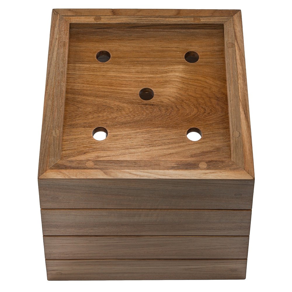 Whitecap Small Planter Box - Teak - Get Tight Gear