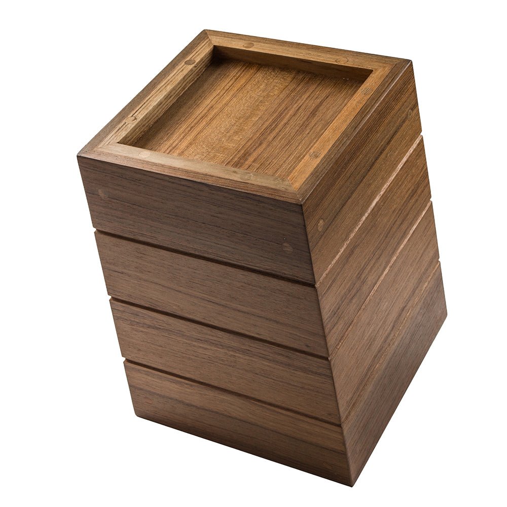 Whitecap Small Waste Basket - Teak - Get Tight Gear
