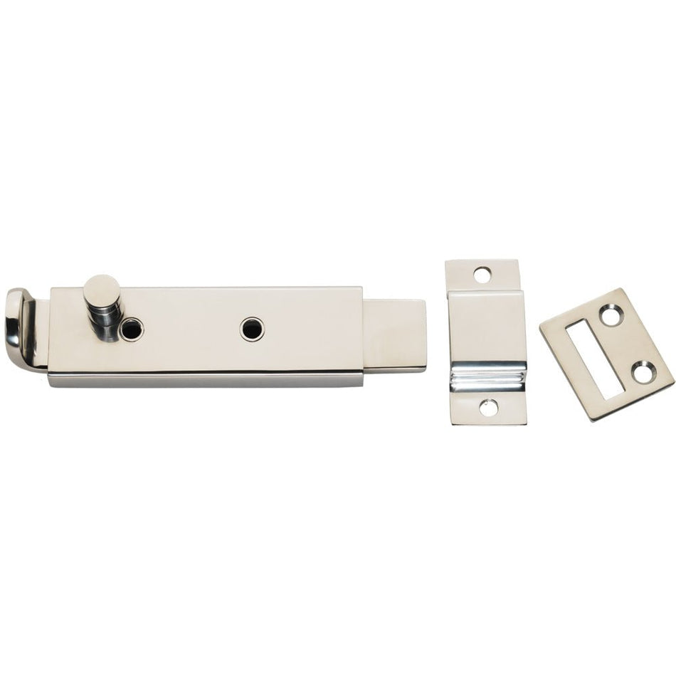 Whitecap Spring Loaded Slide Bolt/Latch - 316 Stainless Steel - 5 - 5/16" - Get Tight Gear