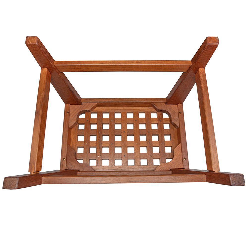 Whitecap Step Stool - Teak - Get Tight Gear