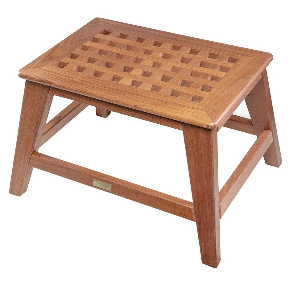 Whitecap Step Stool - Teak - Get Tight Gear