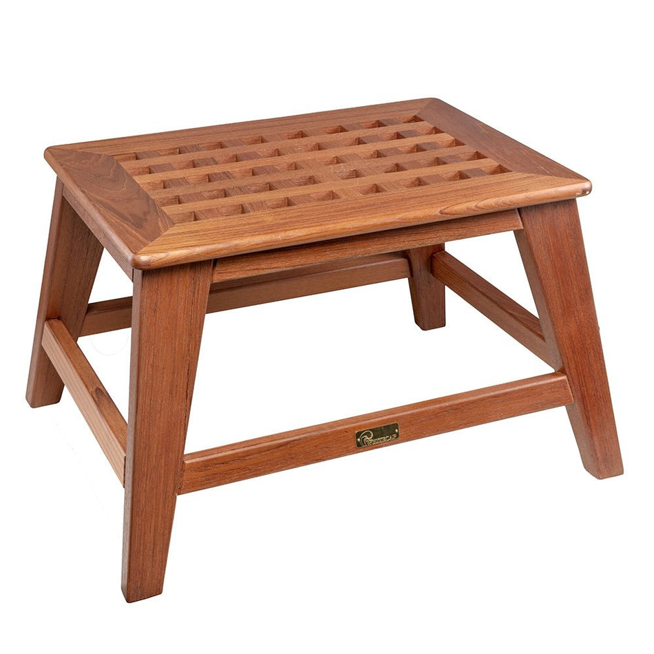 Whitecap Step Stool - Teak - Get Tight Gear