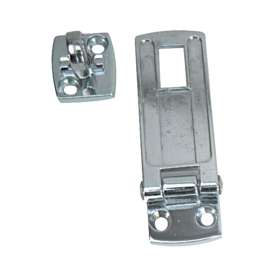Whitecap Swivel Safety Hasp - CP/Zamac - 1 - 1/8" x 3" - Get Tight Gear