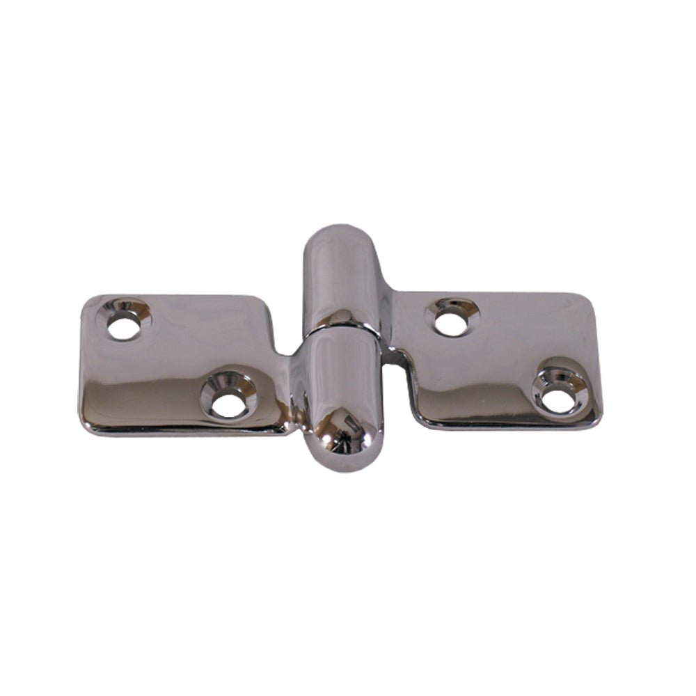 Whitecap Take - Apart Hinge (Non - Locking) - CP/Brass - 3 - 7/8" x 2 - 1/16" - Get Tight Gear