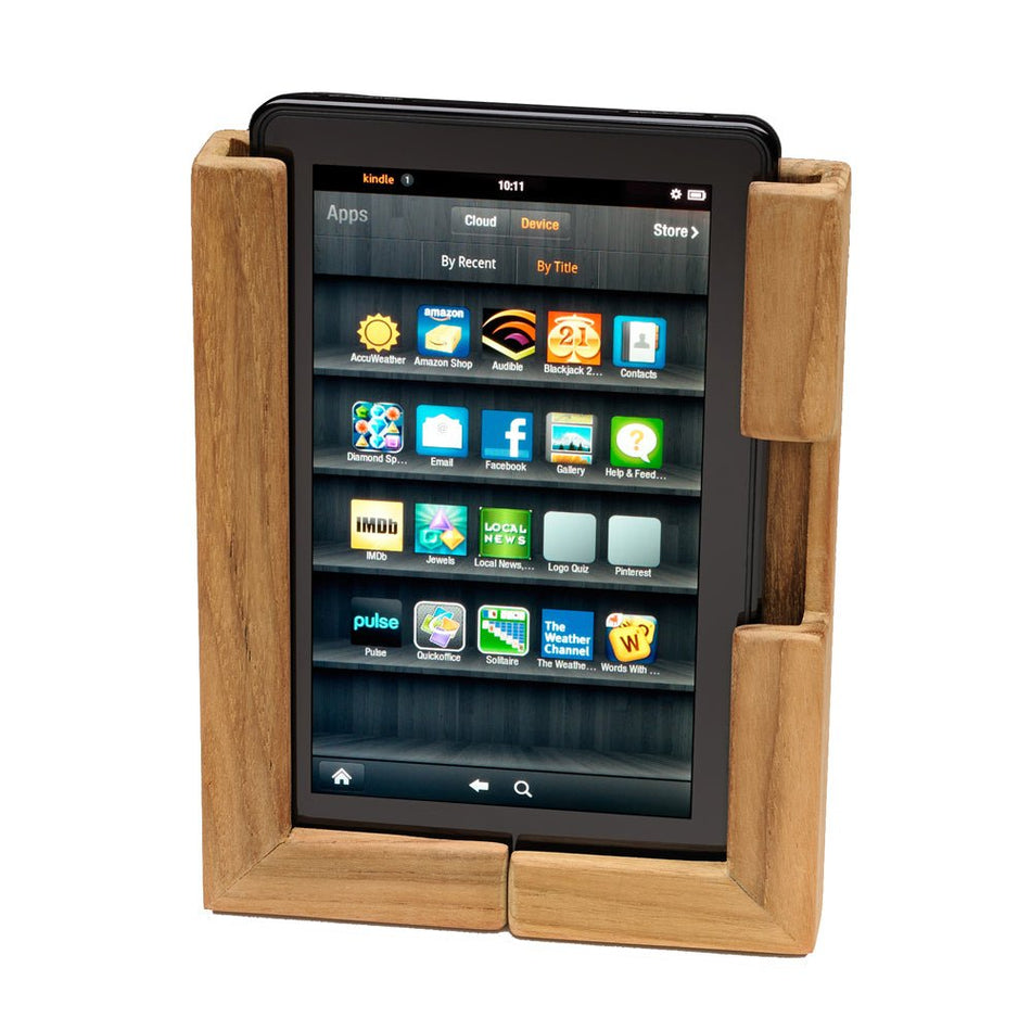 Whitecap Teak Adjustable Tablet Rack - Get Tight Gear
