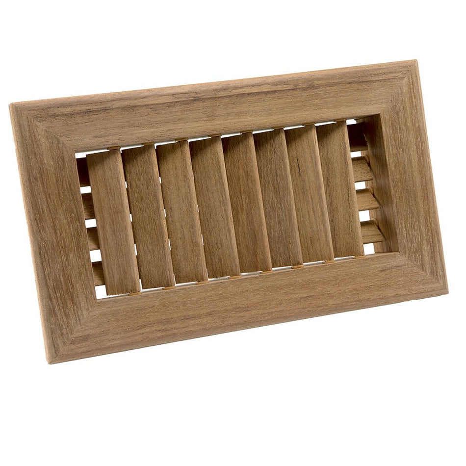 Whitecap Teak Air Conditioning Vent - 9 - 3/4" x 5 - 3/4" x 1 - 1/2" - Get Tight Gear