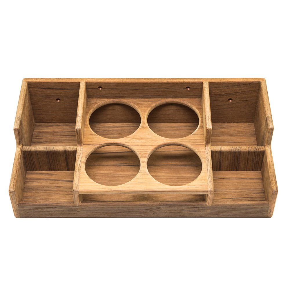 Whitecap Teak Bar Rack - Get Tight Gear