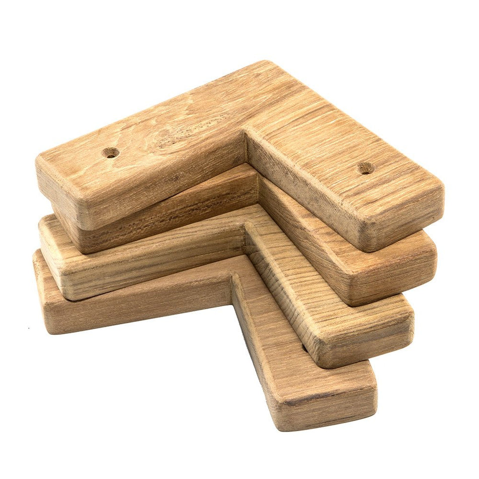Whitecap Teak Cooler/Box Chocks - 4 Pack - Get Tight Gear