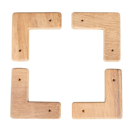 Whitecap Teak Cooler/Box Chocks - 4 Pack - Get Tight Gear