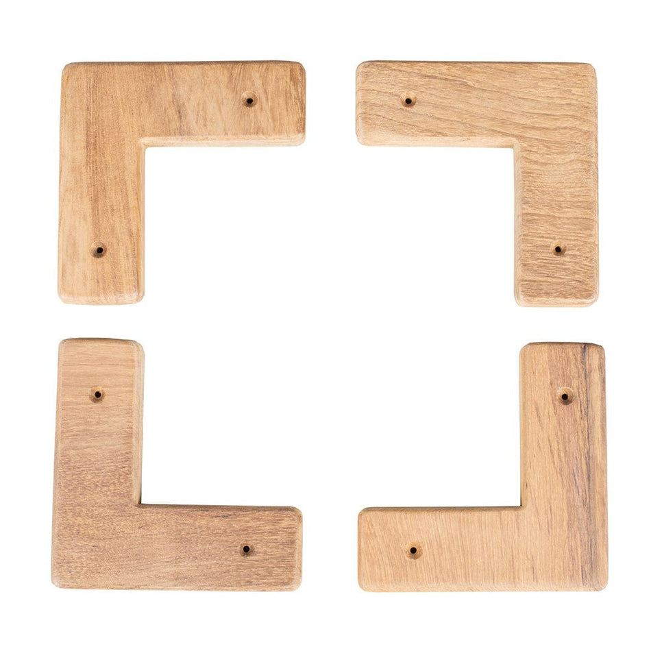 Whitecap Teak Cooler/Box Chocks - 4 Pack - Get Tight Gear