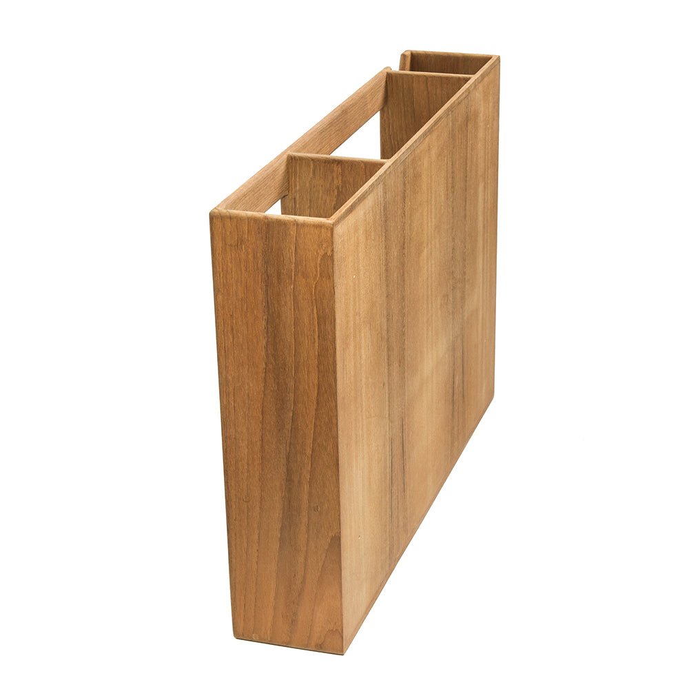Whitecap Teak Dish/Cup/Paper Towel Rack - Get Tight Gear