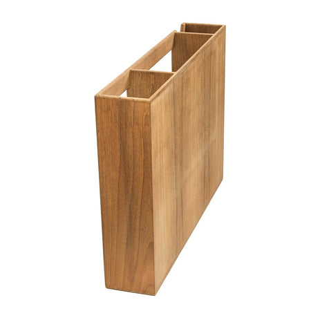 Whitecap Teak Dish/Cup/Paper Towel Rack - Get Tight Gear
