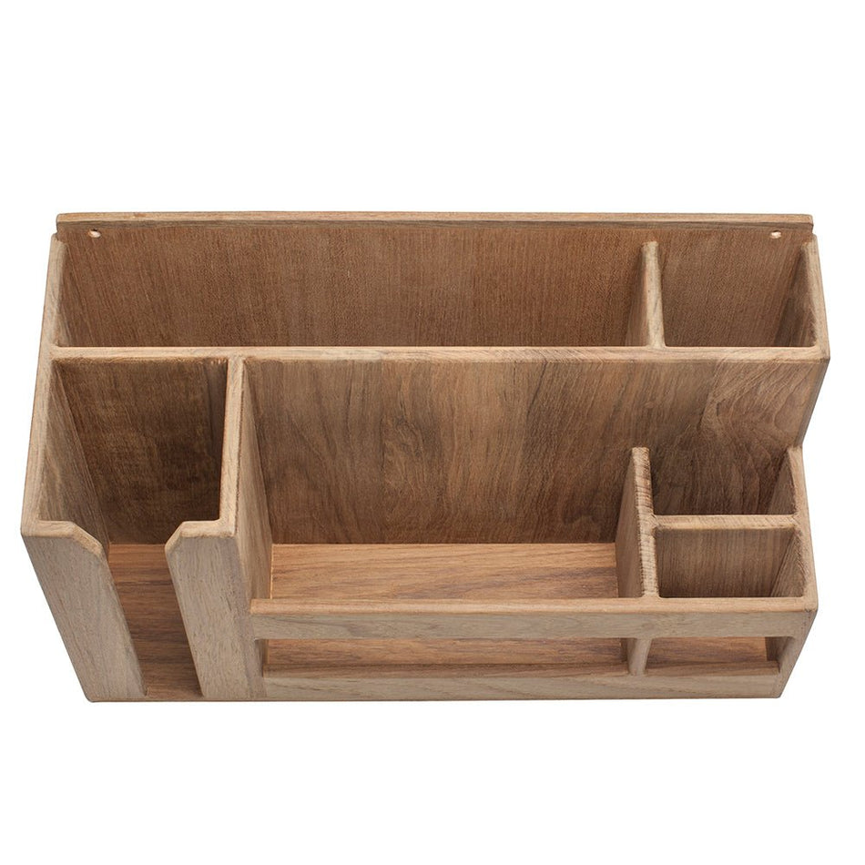 Whitecap Teak Dish/Cup/Utensil Holder - Get Tight Gear