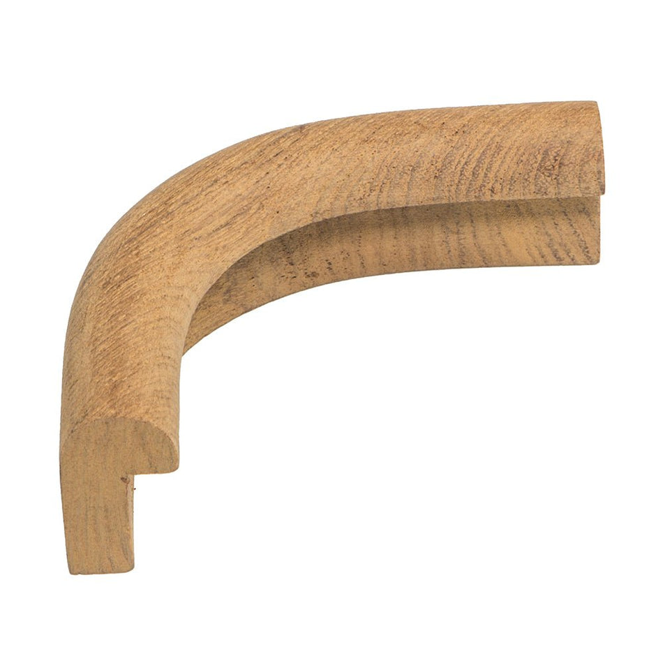 Whitecap Teak Edge Molding Outside Corner - Get Tight Gear