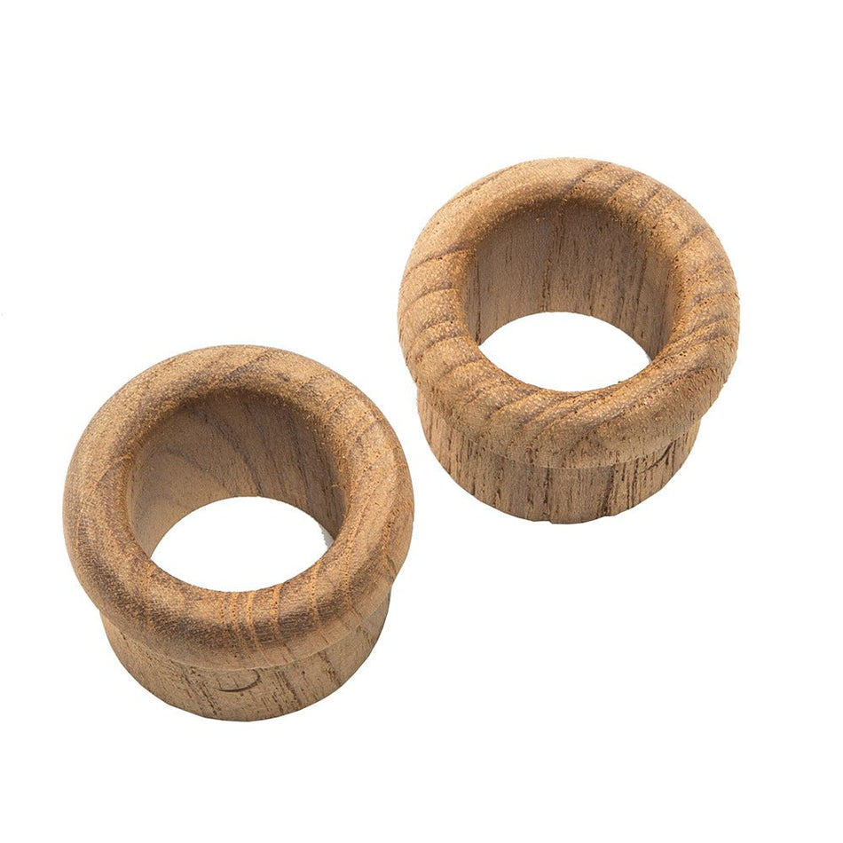Whitecap Teak Finger Pull - 5/8" Barrel Length - 2 Pack - Get Tight Gear