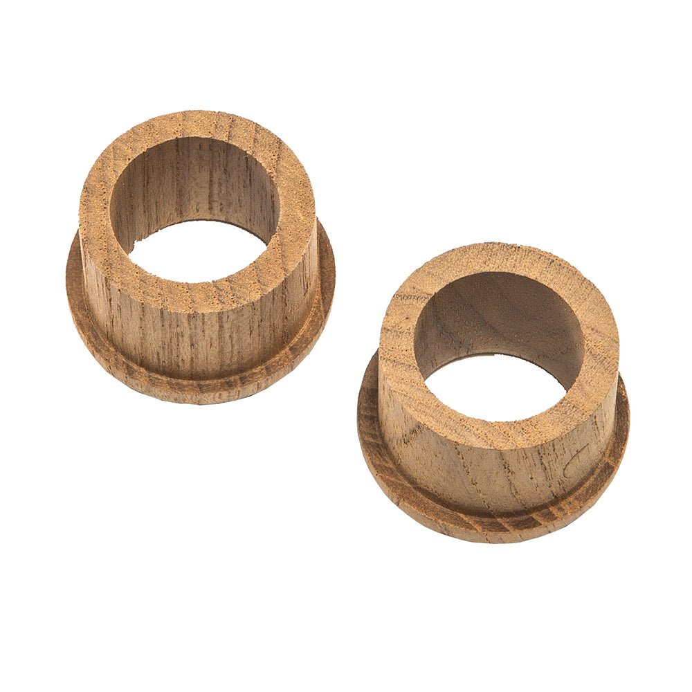 Whitecap Teak Finger Pull - 5/8" Barrel Length - 2 Pack - Get Tight Gear