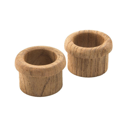 Whitecap Teak Finger Pull - 5/8" Barrel Length - 2 Pack - Get Tight Gear