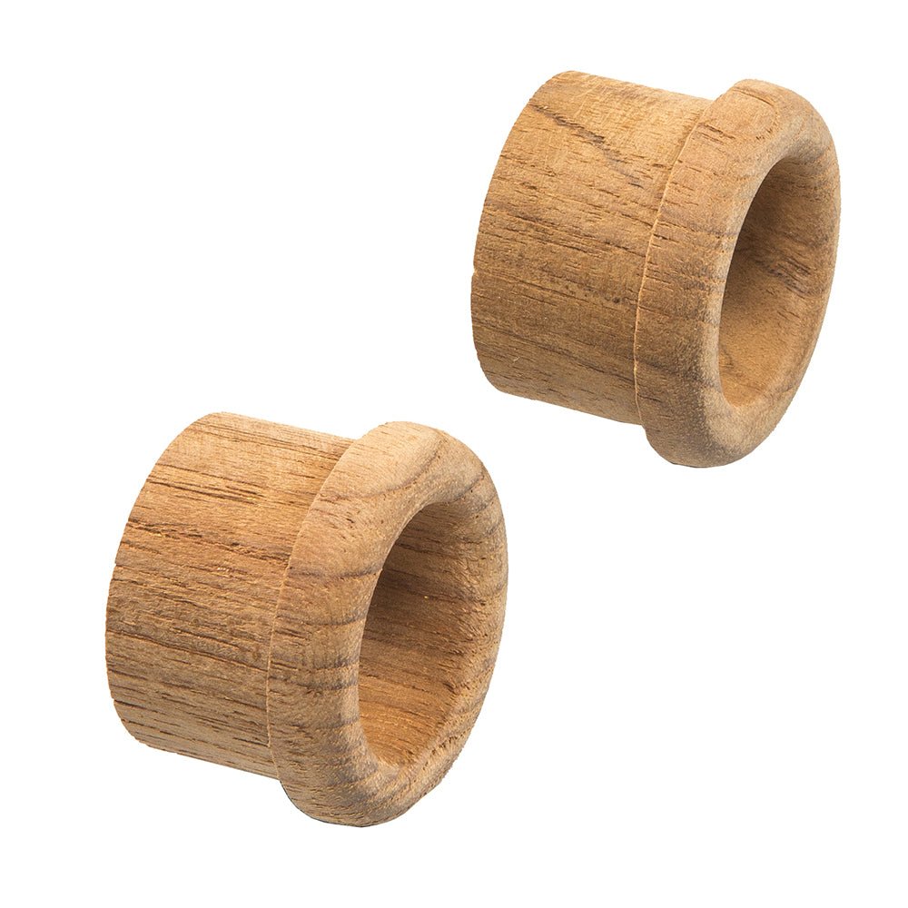 Whitecap Teak Finger Pull - 5/8" Barrel Length - 2 Pack - Get Tight Gear
