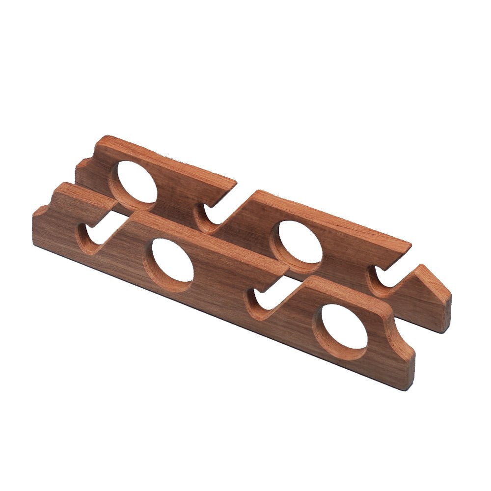 Whitecap Teak Four - Rod Storage Rack - Pair - Get Tight Gear