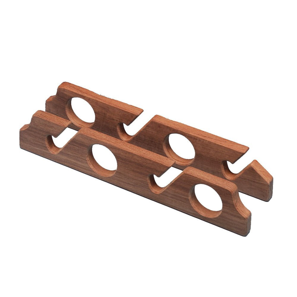 Whitecap Teak Four - Rod Storage Rack - Pair - Get Tight Gear