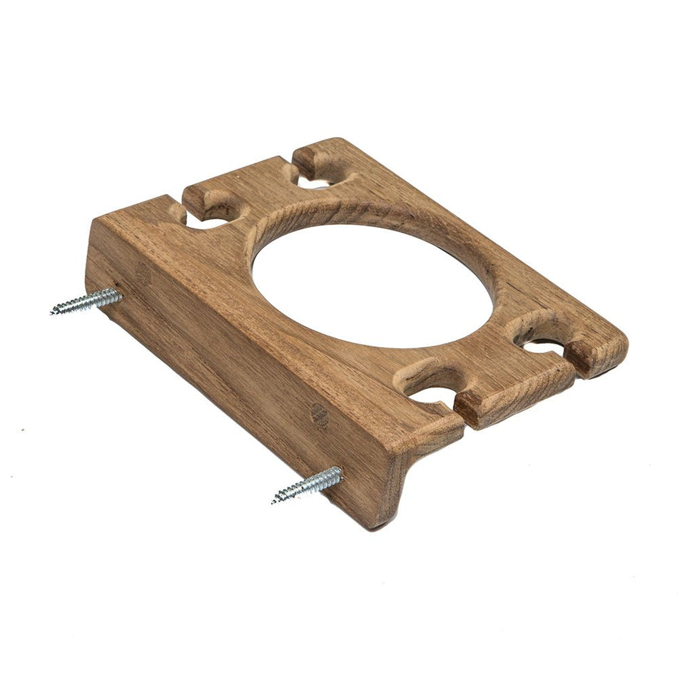Whitecap Teak Glass & Toothbrush Holder - Get Tight Gear