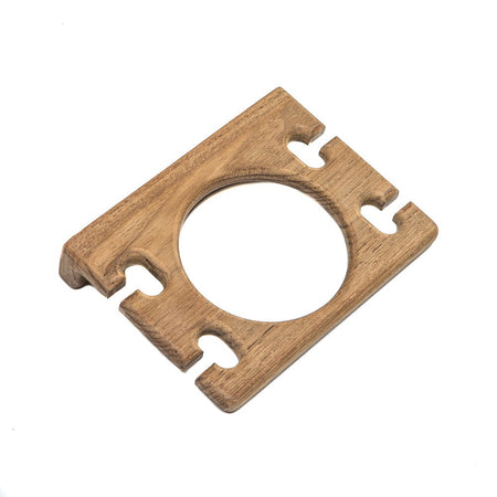 Whitecap Teak Glass & Toothbrush Holder - Get Tight Gear