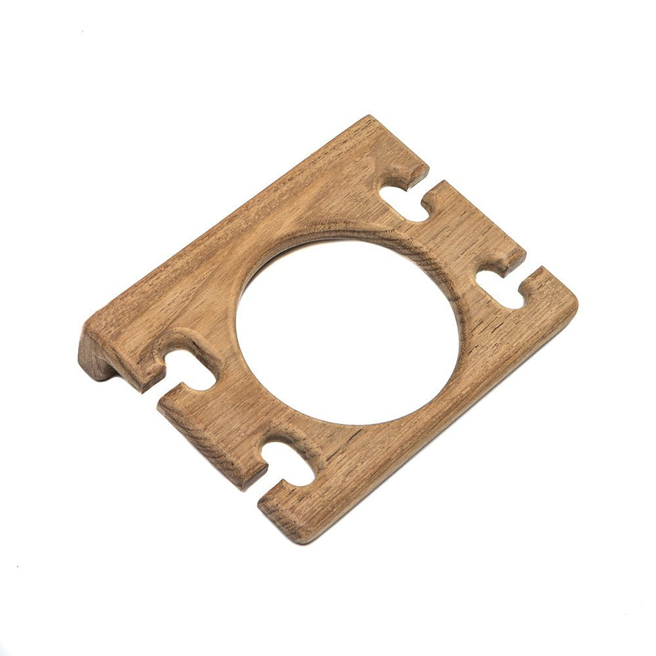 Whitecap Teak Glass & Toothbrush Holder - Get Tight Gear
