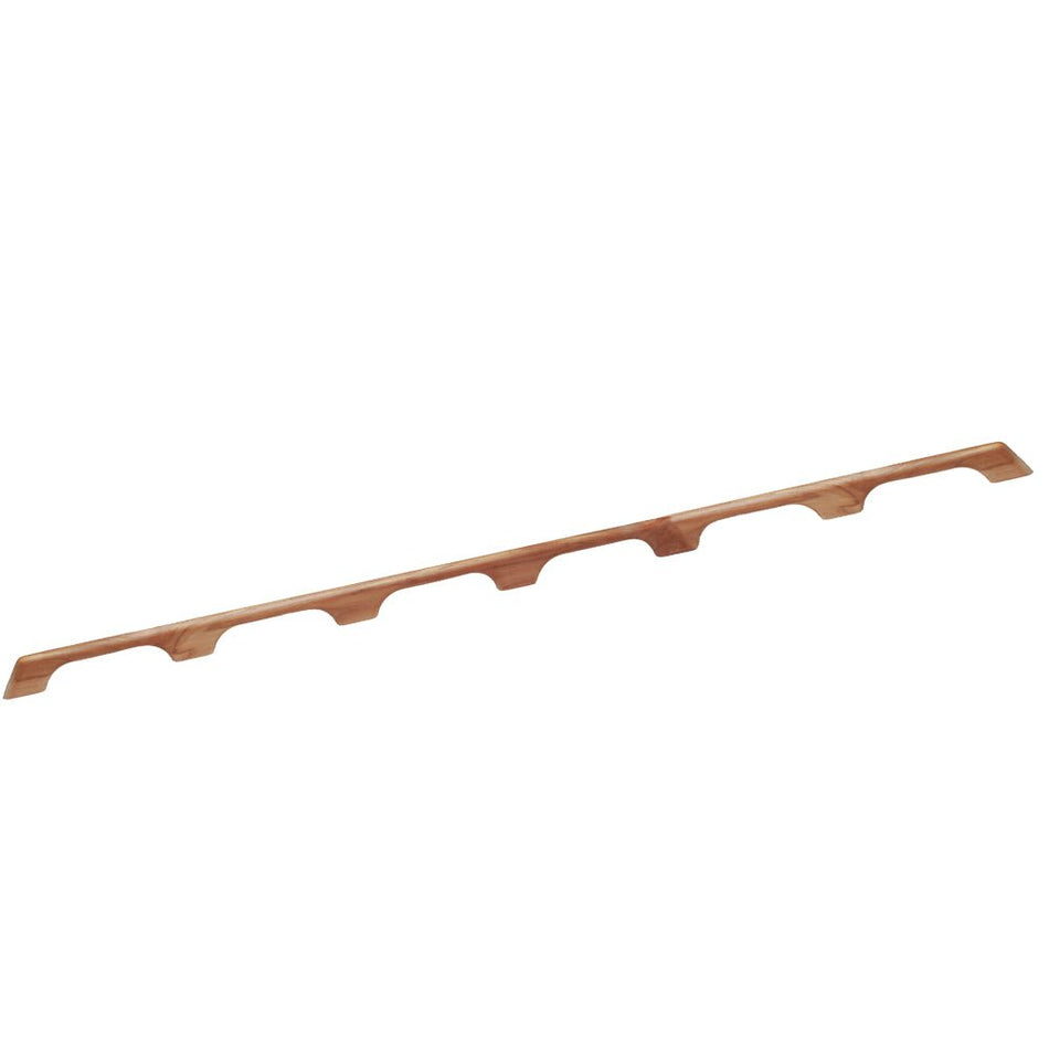 Whitecap Teak Handrail - 6 Loops - 63"L - Get Tight Gear