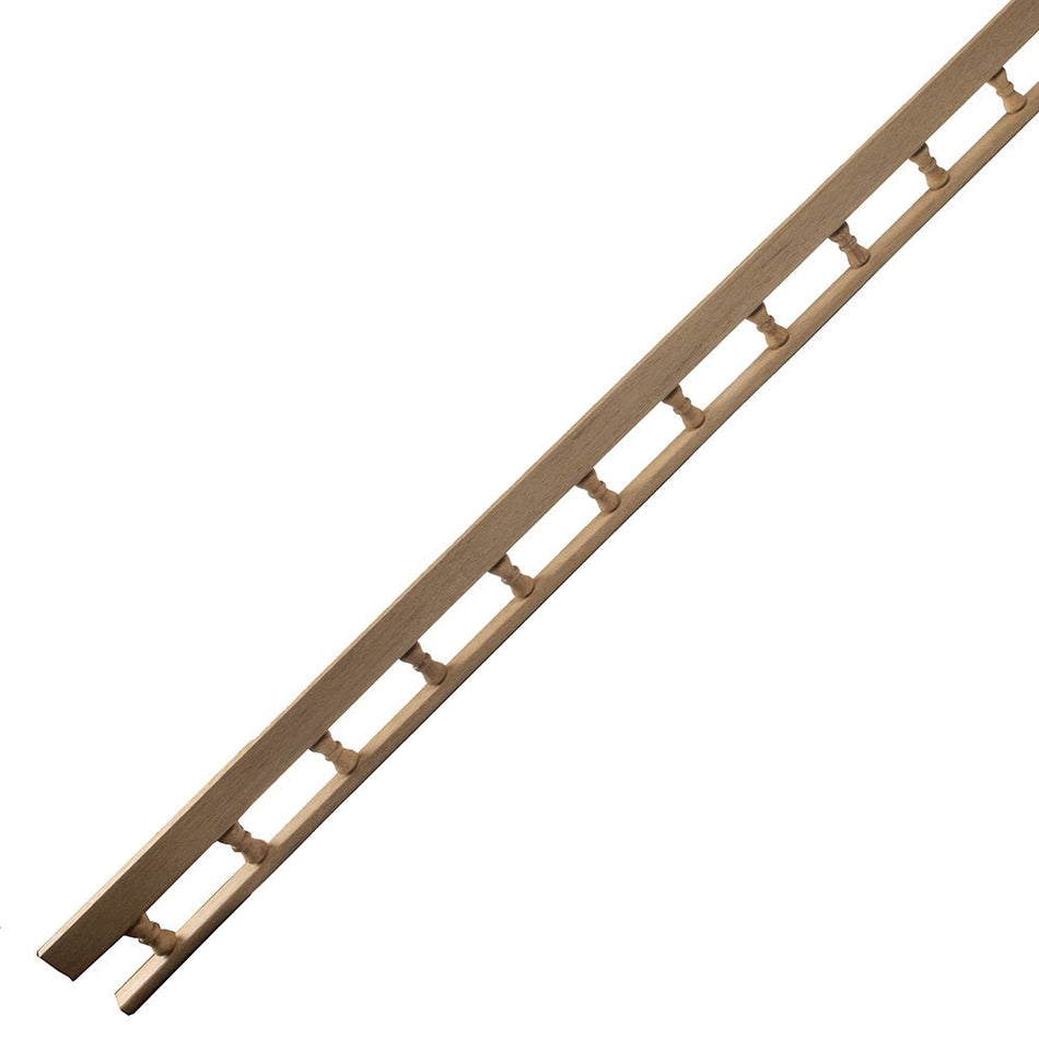 Whitecap Teak L - Type Pin Rail - 5' - Get Tight Gear