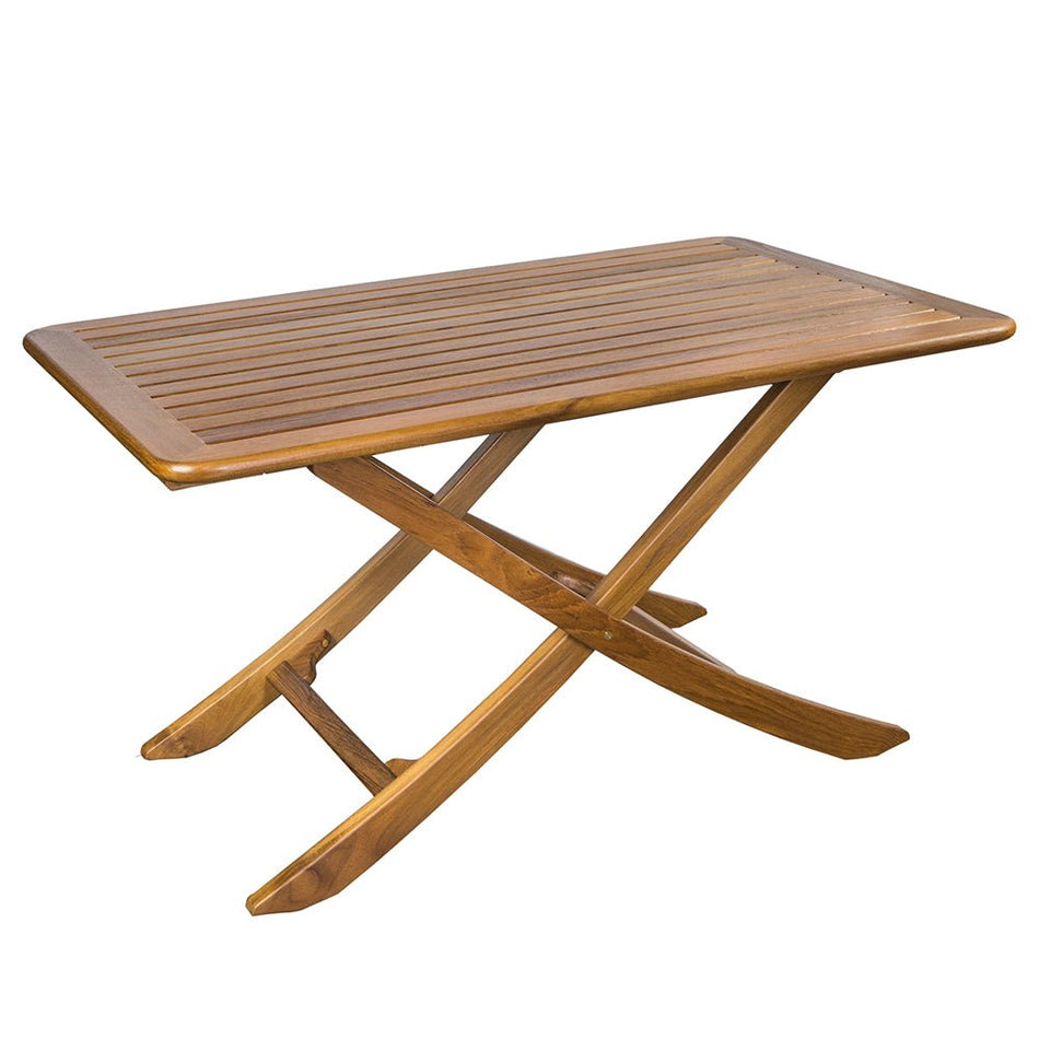 Whitecap Teak Large Adjustable Slat Top Table - Get Tight Gear
