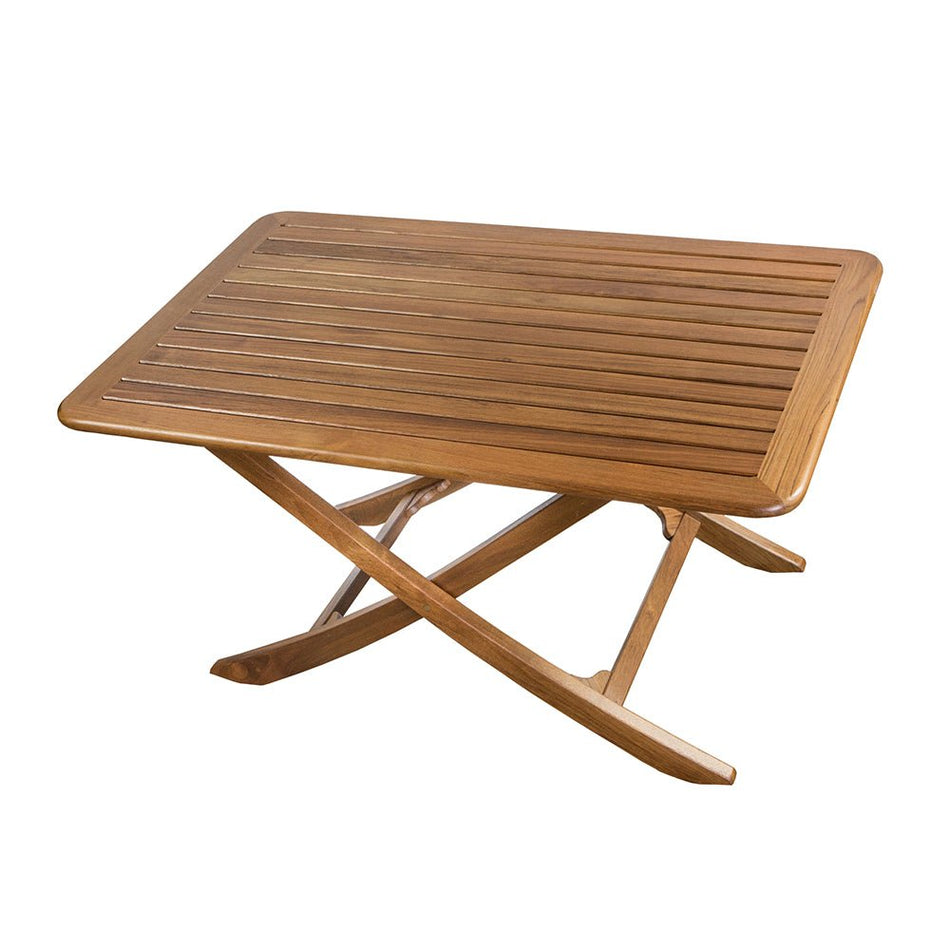 Whitecap Teak Large Adjustable Slat Top Table - Get Tight Gear