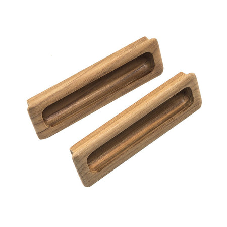 Whitecap Teak Large Rectangular Drawer Pull - 4 - 1/2"L - 2 Pack - Get Tight Gear
