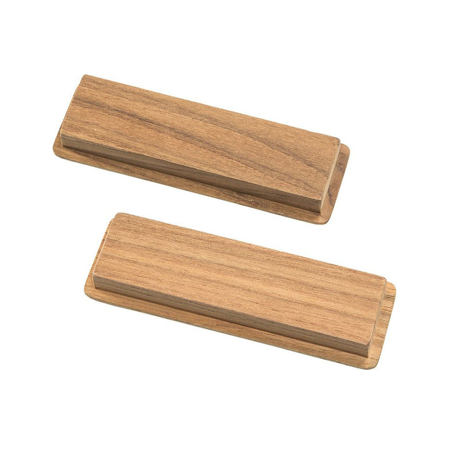 Whitecap Teak Large Rectangular Drawer Pull - 4 - 1/2"L - 2 Pack - Get Tight Gear