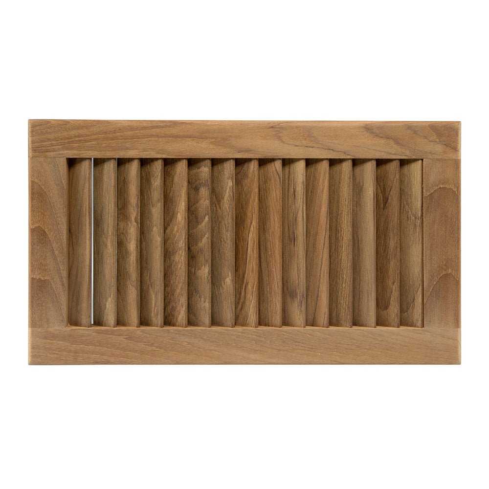 Whitecap Teak Louvered Insert - 16" x 9 - 1/8" x 3/4" - Get Tight Gear