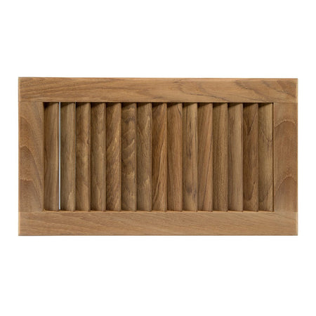 Whitecap Teak Louvered Insert - 16" x 9 - 1/8" x 3/4" - Get Tight Gear